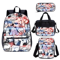 YOIYEN Wholesale Kuroko No Basketball Backpack Set 4 PCS Cartoon Child School Bag With Lunch Bag