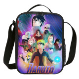 Wholesale School Lunch Bag Naruto Cartoon Small Tote Thermal Bag For Children