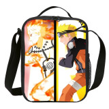 Wholesale School Lunch Bag Naruto Cartoon Small Tote Thermal Bag For Children