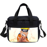 Cartoon Print Naruto Lunch Bag Kids Tote Thermal Bag For Boy And Girl