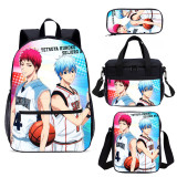 YOIYEN Wholesale Kuroko No Basketball Backpack Set 4 PCS Cartoon Child School Bag With Lunch Bag