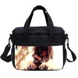 Cartoon Print Tokyo Ghoul Lunch Bag Kids Tote Thermal Bag For Boy And Girl