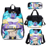 YOIYEN Wholesale Jojo Bizarre Adventure Backpack Set 4 PCS Cartoon Child School Bag With Lunch Bag