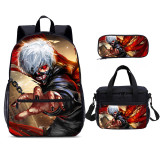 YOIYEN Cartoon Tokyo Ghoul School Bag Set Wholesale Boy And Girl School Backpack 3 In 1