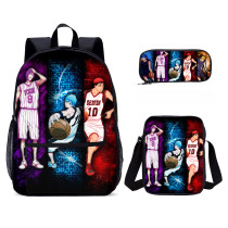 YOIYEN Wholesale Kuroko No Basketball Boys School Backppack Set School Bag With Satchel For Kids