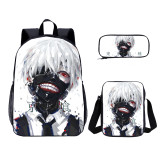 YOIYEN Wholesale 3 PCS School Bag Tokyo Ghoul Cartoon School Backpack Set Back To School Gift