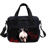 Cartoon Print Tokyo Ghoul Lunch Bag Kids Tote Thermal Bag For Boy And Girl