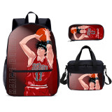YOIYEN Cartoon  Slam Dunk School Bag Set Wholesale Boy And Girl School Backpack 3 In 1