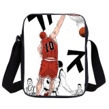 Wholesale Cartoon Print Slam Dunk Crossbody Messenger Bag Kids Small Satchel Bag
