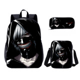 YOIYEN Wholesale 3 PCS School Bag Tokyo Ghoul Cartoon School Backpack Set Back To School Gift