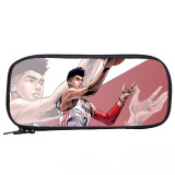 Wholesale  Slam Dunk Cartoon School Pencil Bag Roomy School Pencil Box For Children