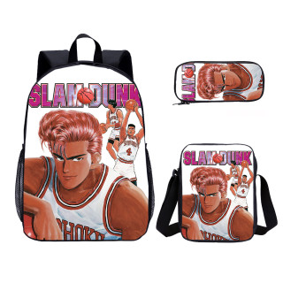 YOIYEN Wholesale 3 PCS School Bag Slam Dunk Cartoon School Backpack Set Back To School Gift