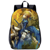 YOIYEN Wholesale Large Backpack Cartoon Fate Zero Boys School Bag Back To School Gift