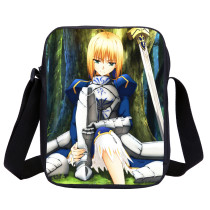 Wholesale Cartoon Print Fate Zero Crossbody Messenger Bag Kids Small Satchel Bag