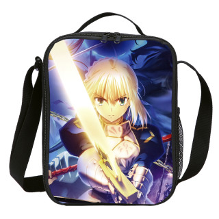 Wholesale School Lunch Bag Fate Zero Cartoon Small Tote Thermal Bag For Children