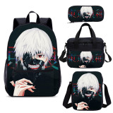 YOIYEN Wholesale Tokyo Ghoul Backpack Set 4 PCS Cartoon Child School Bag With Lunch Bag