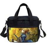 Cartoon Print Fate Zero Lunch Bag Kids Tote Thermal Bag For Boy And Girl