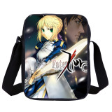 Wholesale Cartoon Print Fate Zero Crossbody Messenger Bag Kids Small Satchel Bag