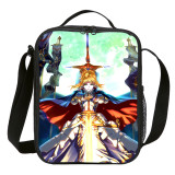 Wholesale School Lunch Bag Fate Zero Cartoon Small Tote Thermal Bag For Children
