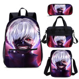 YOIYEN Wholesale Tokyo Ghoul Backpack Set 4 PCS Cartoon Child School Bag With Lunch Bag