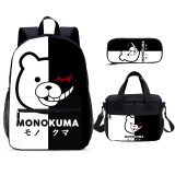 YOIYEN Cartoon Danganronpa School Bag Set Wholesale Boy And Girl School Backpack 3 In 1