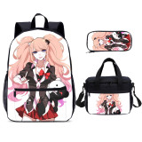 YOIYEN Cartoon Danganronpa School Bag Set Wholesale Boy And Girl School Backpack 3 In 1