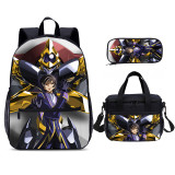 YOIYEN CODE GEASS Lelouch of the Rebellion School Bag Set Wholesale Boy And Girl School Backpack 3 In 1