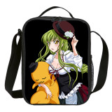 Wholesale School Lunch Bag CODE GEASS Lelouch of the Rebellion Small Tote Thermal Bag For Children