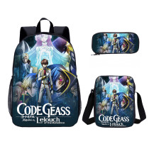 YOIYEN Wholesale 3 PCS School Bag CODE GEASS Lelouch of the Rebellion School Backpack Set Back To School Gift