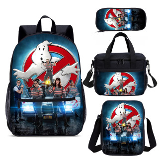YOIYEN Wholesale Backpack Set 4 Ghost Busters Child School Bag With Lunch Bag