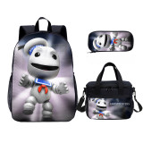 YOIYEN Ghost Busters Kids Backpack Set With Lunch Bag Casual Teenager Daypack 3 In 1