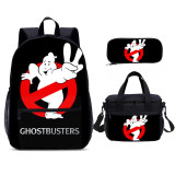 YOIYEN Ghost Busters School Bag Set Wholesale Boy And Girl School Backpack 3 In 1