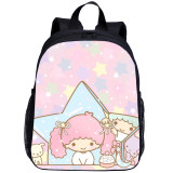 YOIYEN Cute Little Twins Star Toddler Backpack Cartoon Style Little Baby School Bag