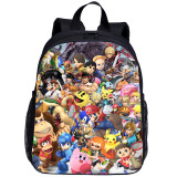 YOIYEN Super Smash Bros Toddler Backpack Cartoon Style Little Baby School Bag