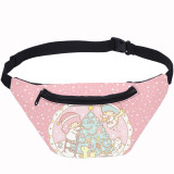 Little Twins Star Waist Bag Casual Sport Fanny Pack For Women And Men