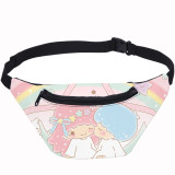 Little Twins Star Waist Bag Casual Sport Fanny Pack For Women And Men