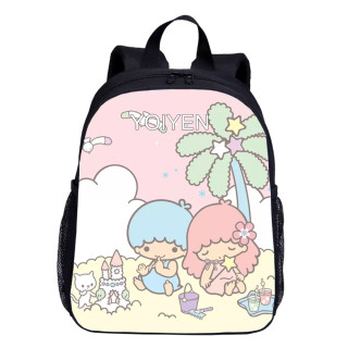 YOIYEN Cute Little Twins Star Toddler Backpack Cartoon Style Little Baby School Bag