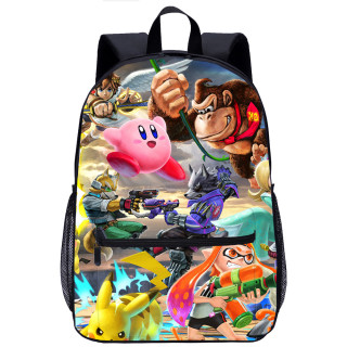 YOIYEN Wholesale Cartoon Backpack Teenager Super Smash Bros School Bag Back To School Gift
