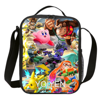 Wholesale School Lunch Bag Super Smash Bros Small Tote Thermal Bag For Children
