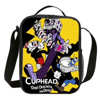 Wholesale School Lunch Bag Cuphead Small Tote Thermal Bag For Children