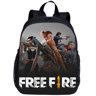 YOIYEN Free Fire Toddler Backpack Cartoon Style Little Baby School Bag