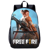 YOIYEN Wholesale Cartoon Backpack Teenager Free Fire School Bag Back To School Gift