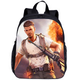 YOIYEN Free Fire Toddler Backpack Cartoon Style Little Baby School Bag