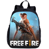 YOIYEN Free Fire Toddler Backpack Cartoon Style Little Baby School Bag