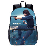 YOIYEN Wholesale Cartoon Backpack Teenager Free Fire School Bag Back To School Gift
