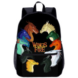 YOIYEN 3 PCS Wings Of Fire Backpack Kids Cartoon 3 in 1 School Bag Set
