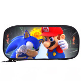 YOIYEN Mario VS Sonic School Pencil Bag Roomy School Pencil Box For Children
