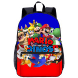 YOIYEN Wholesale Cartoon Backpack Teenager Mario VS Sonic School Bag Back To School Gift
