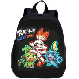 YOIYEN Pokémon Sword  Shield Toddler Backpack Cartoon Style Little Baby School Bag