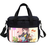 YOIYEN Pokémon Sword Shield 2 Person Lunch Bag Kids Tote Thermal Bag For Boy And Girl